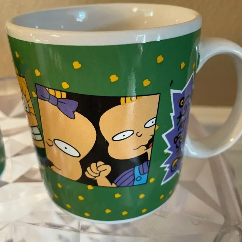 Nickelodeon 1997 Rug Rats Coffee Cups set of 2!